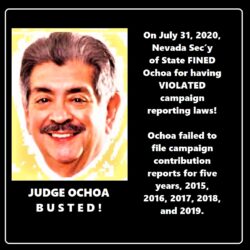 Nevada Secretary of State Fines Eighth Judicial District Court Judge!