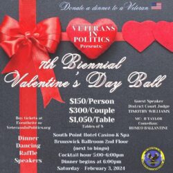 Congresswoman Aumua Amata Radewagen added speaker 7th Biennial Valentine’s Day Ball & Gala 2024