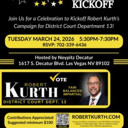 “Community Invited to Attend Robert Kurth Campaign Kickoff Celebration”