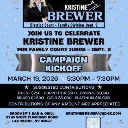 Campaign Kickoff Celebration Announced for Family Court Judicial Candidate Kristine Brewer!