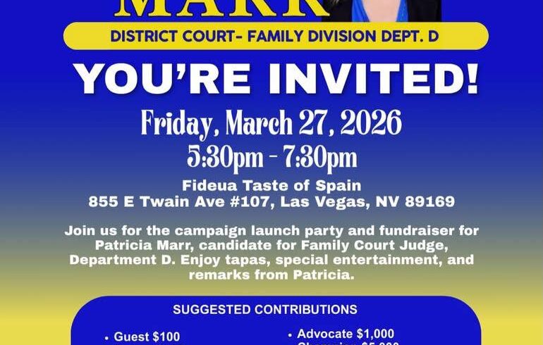Patricia Marr for Family Court – The Event That Could Shape the Future of Clark County Families Patricia Marr for Family Court – The Event That Could Shape the Future of Clark County Families