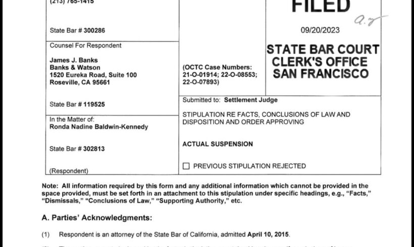 From California Political Reject to Nevada Seat Shopper: The Never-Ending Campaigns of Ronda Baldwin-Kennedy