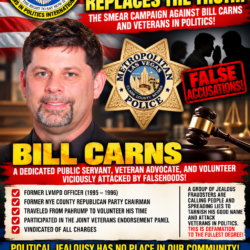 WHEN CHARACTER ASSASSINATION REPLACES THE TRUTH: THE SMEAR CAMPAIGN AGAINST BILL CARNS AND VETERANS IN POLITICS!