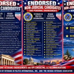 VETERANS IN POLITICS ANNOUNCES 2026 GENERAL ELECTION ENDORSEMENTS — VETERANS STANDING TOGETHER FOR STRONGER LEADERSHIP, ACCOUNTABILITY, AND JUSTICE!