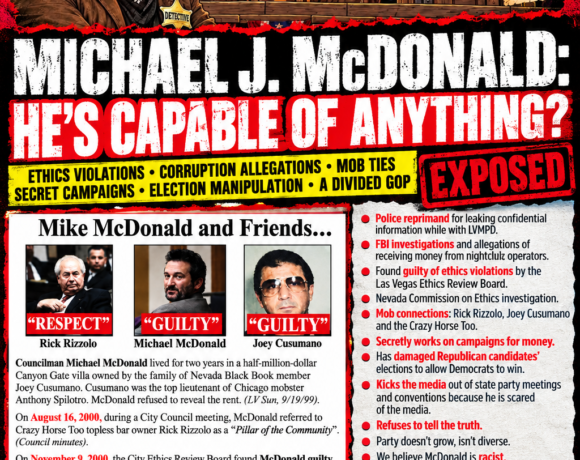 MICHAEL J. McDONALD Nevada Republican Chairman: HE’S CAPABLE OF ANYTHING? MICHAEL J. McDONALD Nevada Republican Chairman: HE’S CAPABLE OF ANYTHING?