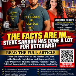 THEY SAY STEVE SANSON HAS DONE NOTHING FOR VETERANS? THE MILITARY RECORD, NEVADA LAWS, COURT VICTORIES, AND DECADES OF ADVOCACY TELL A DIFFERENT STORY!